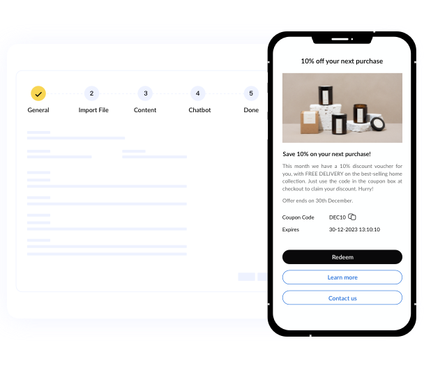Dashboard mockup